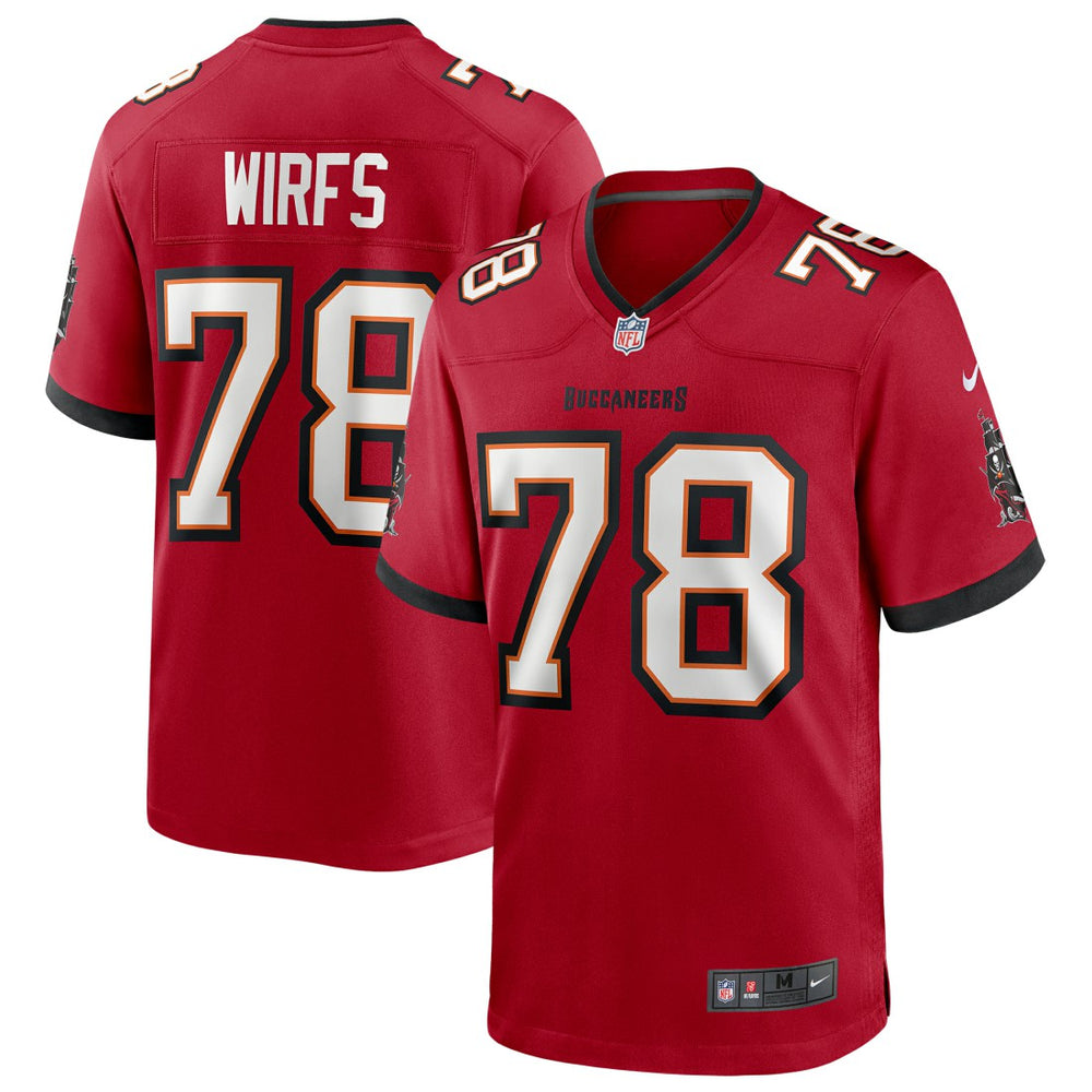 Tristan Wirfs Tampa Bay Buccaneers Player Game Jersey - Red | Nike on sale