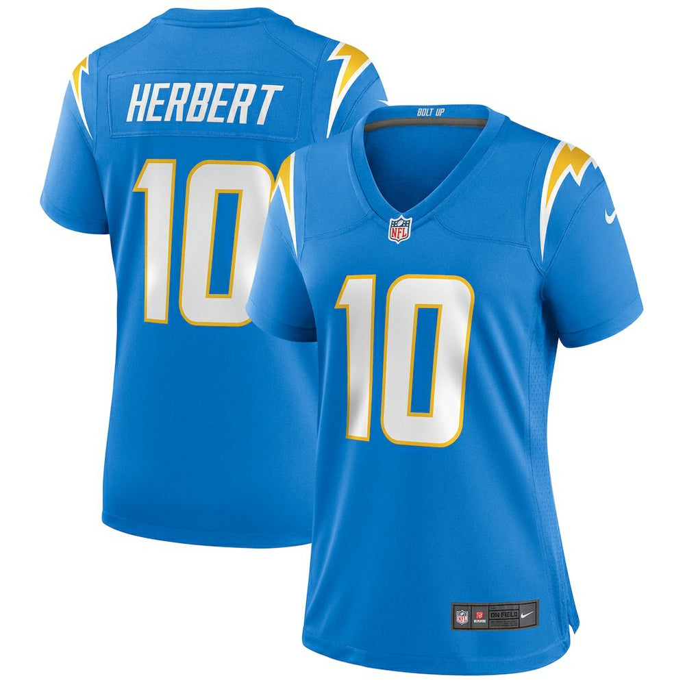 Justin Herbert Los Angeles Chargers Women's Player Game Jersey - Powder Blue | Nike for sale