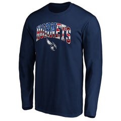 Charlotte Hornets Banner Wave Long Sleeve T-Shirt - Navy on sale