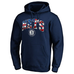 Brooklyn Nets Banner Wave Pullover Hoodie - Navy for sale