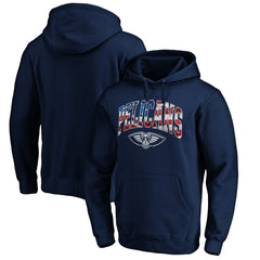New Orleans Pelicans Banner Wave Pullover Hoodie - Navy outlet