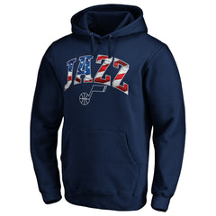 Utah Jazz Banner Wave Pullover Hoodie - Navy shop