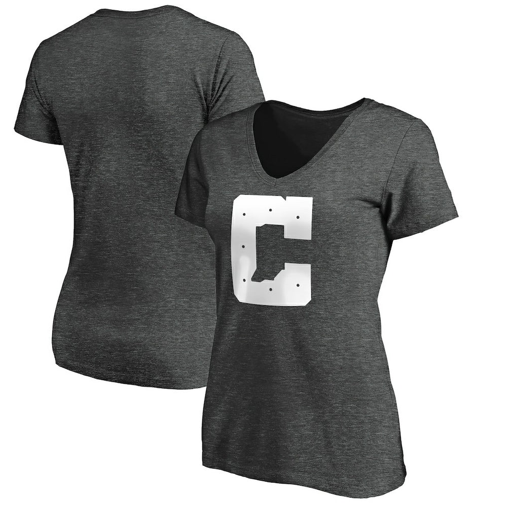 Indianapolis Colts Women's Secondary Logo V-Neck T-Shirt - Heather Gray sale