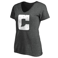 Indianapolis Colts Women's Secondary Logo V-Neck T-Shirt - Heather Gray sale