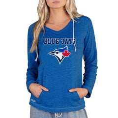 Toronto Blue Jays Concepts Sport Women's Mainstream Terry Long Sleeve Hoodie Top - Royal