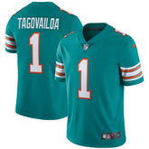 Tua Tagovailoa Miami Dolphins Alternate Vapor Limited Jersey - Aqua | Nike outlet