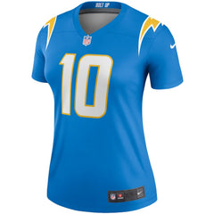 Justin Herbert Los Angeles Chargers Women's Legend Player Performance Top - Powder Blue | Nike cheap
