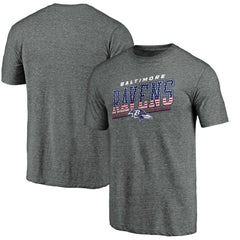 Baltimore Ravens Team Freedom Tri-Blend T-Shirt - Gray for sale