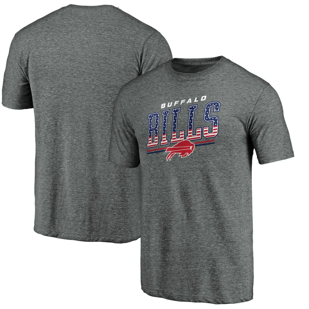 Buffalo Bills Team Freedom Tri-Blend T-Shirt - Gray online