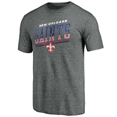 New Orleans Saints Team Freedom Tri-Blend T-Shirt - Gray cheap