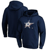 Dallas Stars Banner Wave Logo Pullover Hoodie Navy