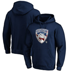 Florida Panthers Banner Wave Logo Pullover Hoodie Navy