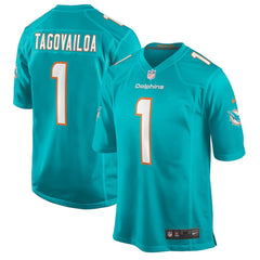 Tua Tagovailoa Miami Dolphins Player Game Jersey - Aqua | Nike discount