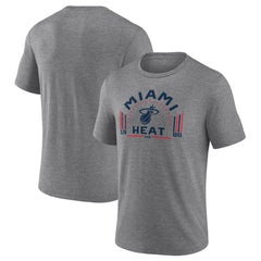 Miami Heat Team Freedom Tri-Blend T-Shirt - Gray on sale