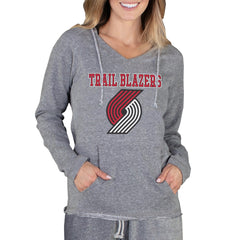 Portland Trail Blazers Concepts Sport Women's Mainstream Terry Hooded Top - Gray discount