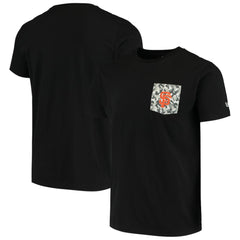 San Francisco Giants 5th & Ocean by Brushed Camo Pocket T-Shirt - Black | New Era