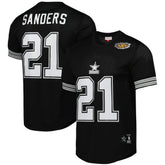 Deion Sanders Dallas Cowboys Retired Player Name & Number Mesh Top - Black for sale