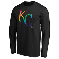 Kansas City Royals Team Pride Logo Long Sleeve T-Shirt - Black