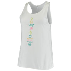 Athletics Soft as a Grape Women's Local Team Lineup Tank Top - White