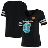 San Francisco Giants Touch by Alyssa Milano Women's Triple Play T-Shirt - Black