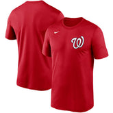 Washington Nationals Wordmark Legend Performance T-Shirt - Red | Nike