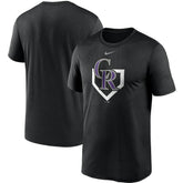 Colorado Rockies Icon Legend Performance T-Shirt - Black | Nike