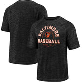 Baltimore Orioles Line Up Primary Threat Striated T-Shirt - Black