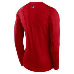 Los Angeles Angels Authentic Collection Raglan Long Sleeve T-Shirt - Red | Nike