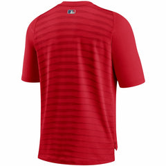 Minnesota Twins Authentic Collection Pregame Performance V-Neck T-Shirt - Red | Nike