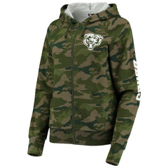 Chicago Bears New Era Women's Raglan Full-Zip Hoodie - Camo outlet