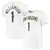 Zion Williamson New Orleans Pelicans Name & Number Performance T-Shirt - White | Nike shop