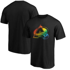 Colorado Avalanche Team Pride Logo T-Shirt Black
