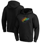 Minnesota Wild Team Pride Logo Pullover Hoodie Black