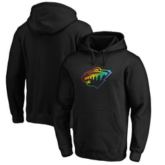 Minnesota Wild Team Pride Logo Pullover Hoodie Black