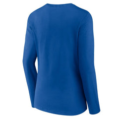 Los Angeles Rams Women's Plus Size Primary Logo Long Sleeve Scoop Neck T-Shirt - Royal outlet