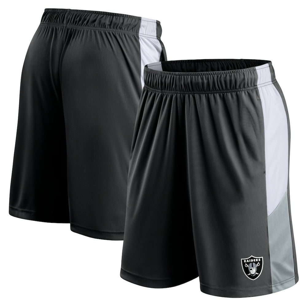 Las Vegas Raiders Prep Colorblock Shorts - Black for sale
