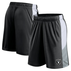 Las Vegas Raiders Prep Colorblock Shorts - Black for sale