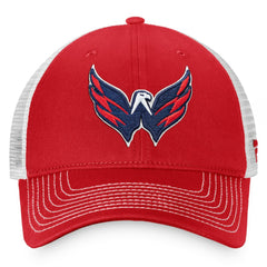 Washington Capitals Fanatics Core Primary Logo Trucker Adjustable Hat Red/White