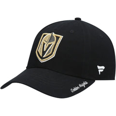 Vegas Golden Knights Fanatics Women's Core Primary Logo Adjustable Hat Black