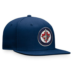 Winnipeg Jets Fanatics Core Primary Logo Fitted Hat Navy