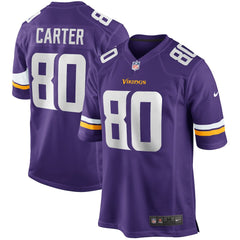 Cris Carter Minnesota Vikings Game Retired Player Jersey - Purple | Nike cheap