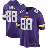 Alan Page Minnesota Vikings Game Retired Player Jersey - Purple | Nike cheap