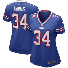 Thurman Thomas Buffalo Bills Women's Game Retired Player Jersey - Royal | Nike discount