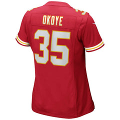 Christian Okoye Kansas City Chiefs Women's Game Retired Player Jersey - Red | Nike for sale