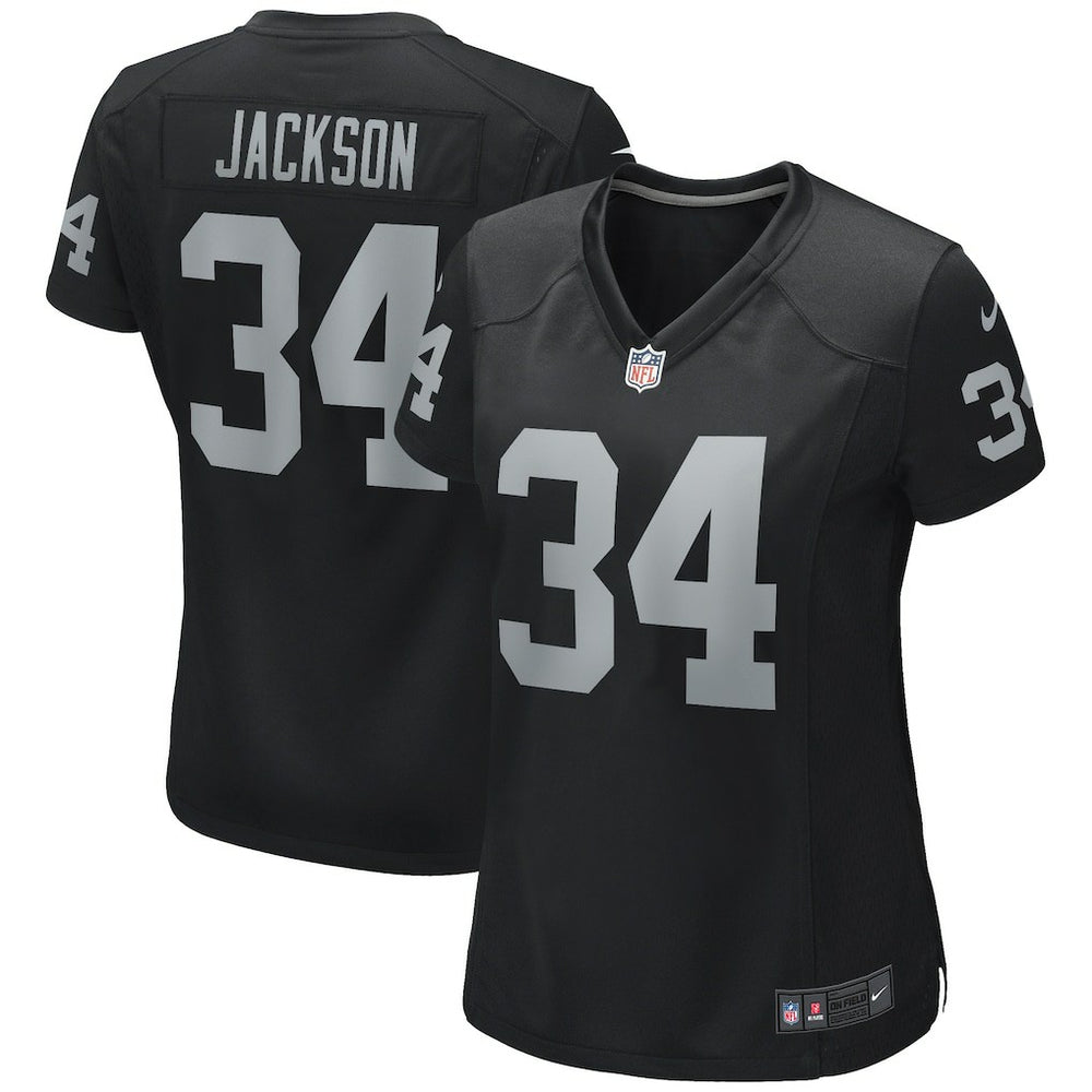 Bo Jackson Las Vegas Raiders Women's Game Retired Player Jersey - Black | Nike cheap