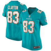 Mark Clayton Miami Dolphins Women's Game Retired Player Jersey - Aqua | Nike discount