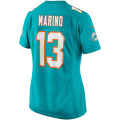 Dan Marino Miami Dolphins Women's Game Retired Player Jersey - Aqua | Nike for sale