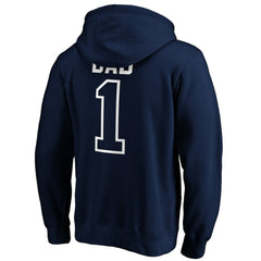 Atlanta Braves Father's Day #1 Dad Pullover Hoodie - Navy