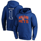 New York Mets Father's Day #1 Dad Pullover Hoodie - Royal