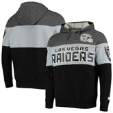 Las Vegas Raiders Starter Extreme Fireballer Pullover Hoodie - Heathered Gray/Silver discount